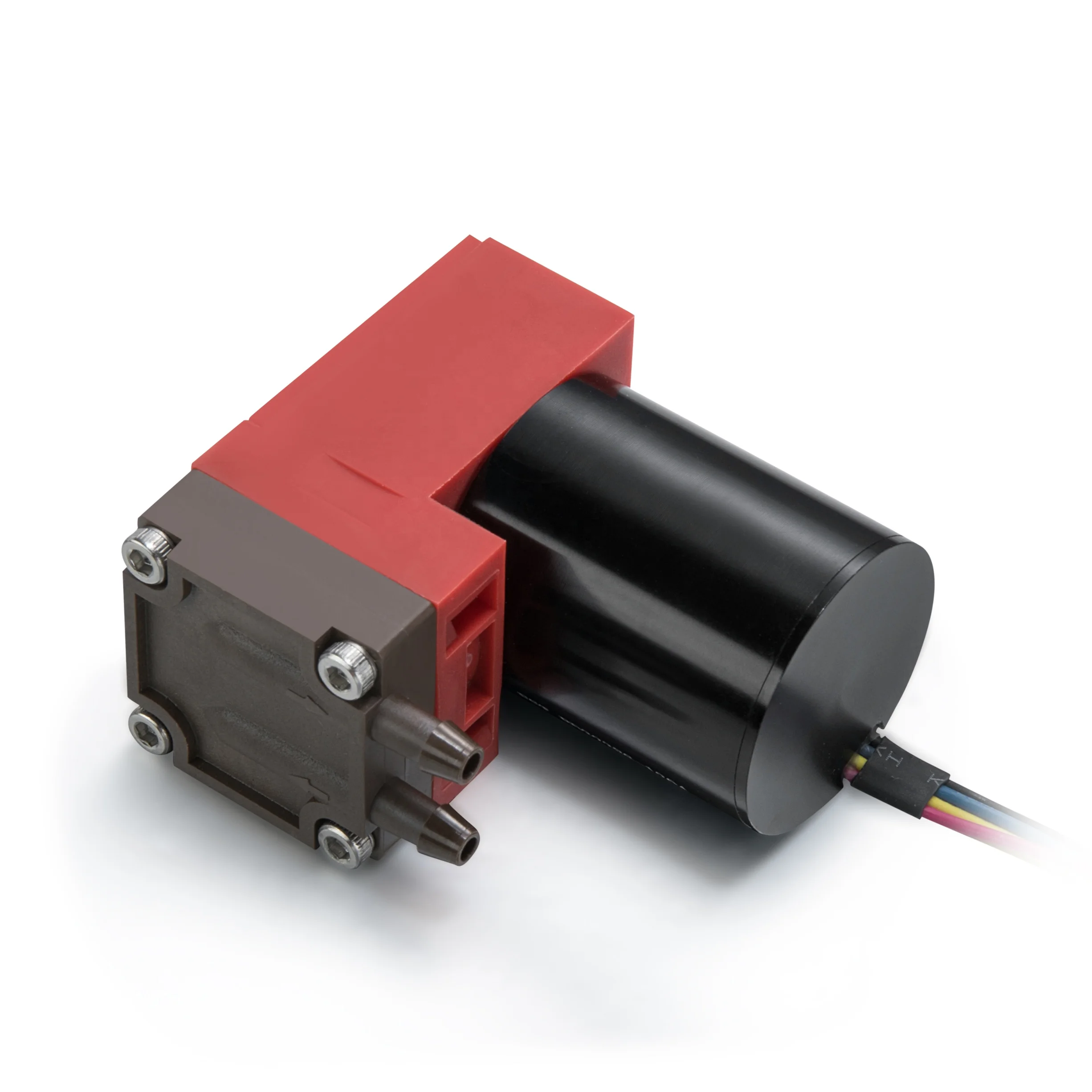 

Flow Steady Mini Vacuum Pump Chemical Anti-corrosion Small Electric 24V Diaphragm DC Vacuum Pump Micro Air Sampling Pumps