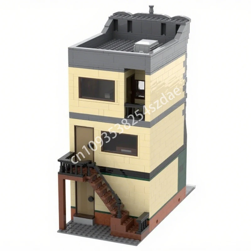 

1590pcs MOC Pawn Shop Modular Buildings Building Blocks Kids Christmas toy Gift Brick Education STEM Constructing Plastic