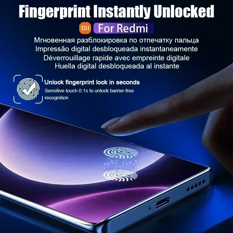 HD Hydrogel Film For Xiaomi POCO F5 X5 X4 X3 F6 Pro NFC GT Full Cover Screen Protector Poco M5S M4 M6 F4 F3 X6 Pro 5G Not Glass image 6