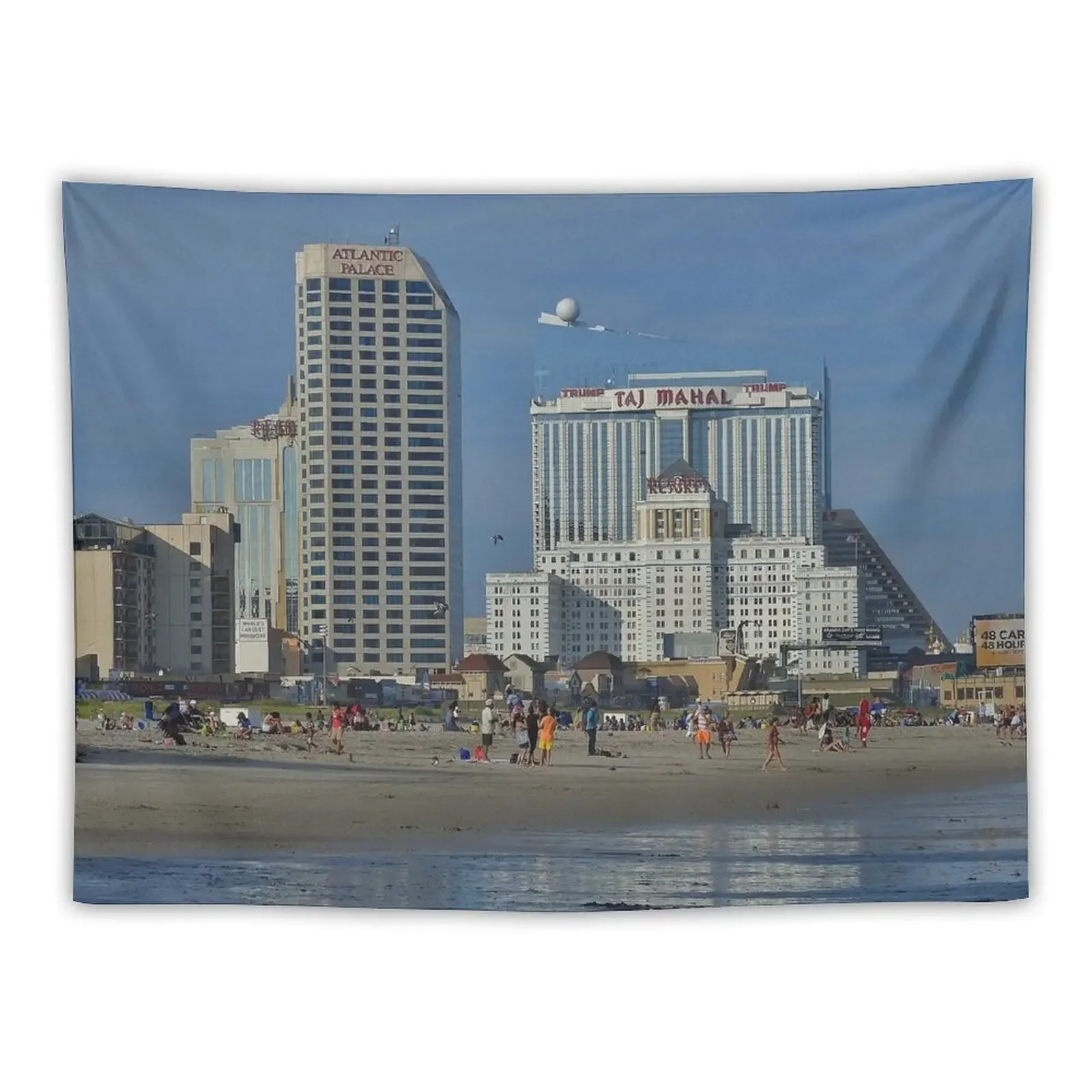 

Atlantic City New Jersey Tapestry Korean Room Decor Home Decor Aesthetic Room Decor For Girls Wall Hanging Tapestry