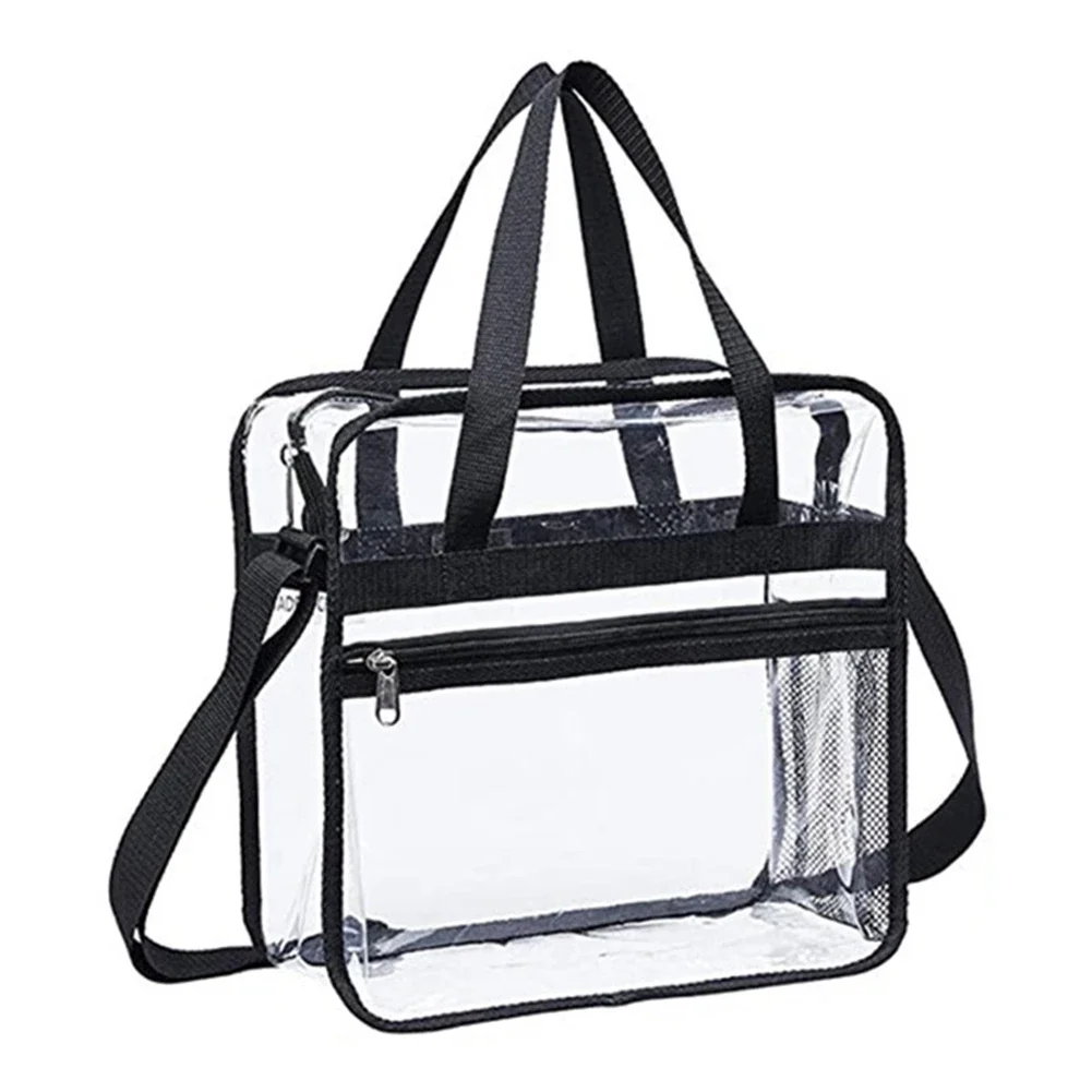 PVC Clear Waterproof Wash  Large Capacity Travel Shopping  Tote Clutch