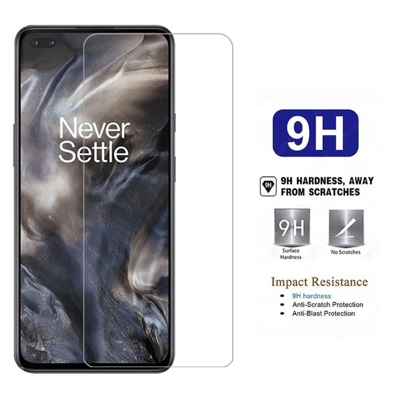 واقي شاشة لهاتف Oneplus nord 5g من الزجاج المقسى الواقي على oneplusnord Film Glas 9h one plus oneplu onepls