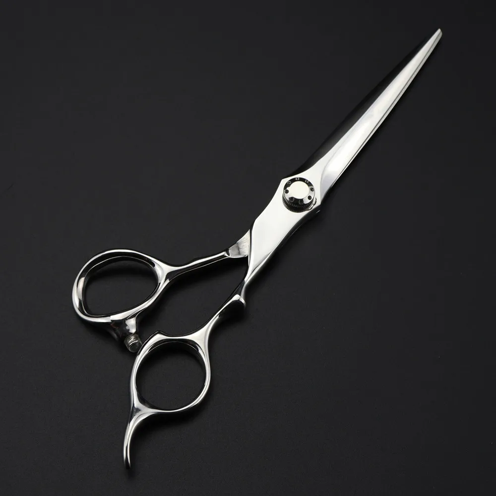 Professional Japan 440c steel 6.5 \'\' scissor Silver hair scissors haircut thinning barber cutting shears hairdressing scissors