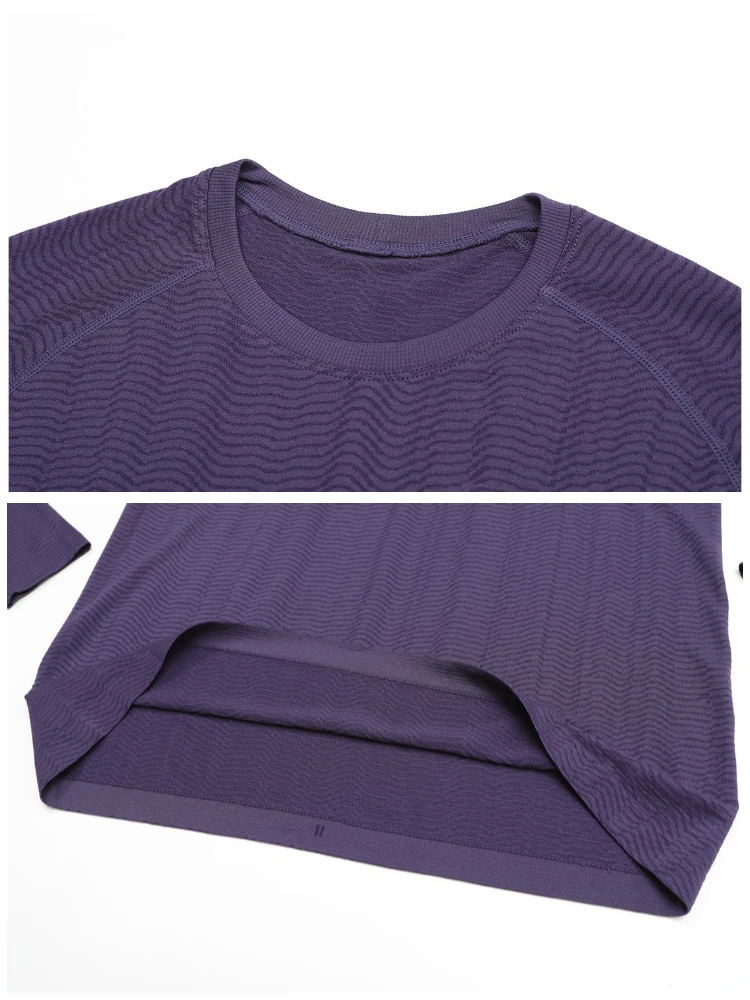Langarm-Shirts für Herren Schnelltrocknend Feuchtigkeitsableitend UV-Sonnenschutz T-Shirts für Angeln Workout Athletik Fitness Oberteile – Detail 5