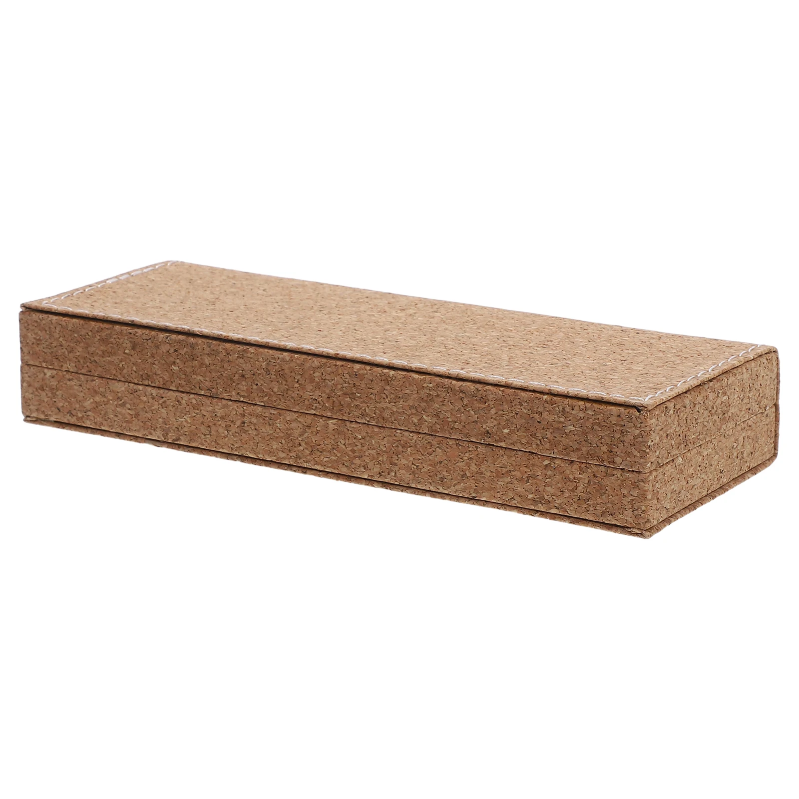 

Cork Pen Box Business Fountain Case Holder Gift Ballpoint Organizer Decorative Wooden Present Empty Portable Pen Cases For