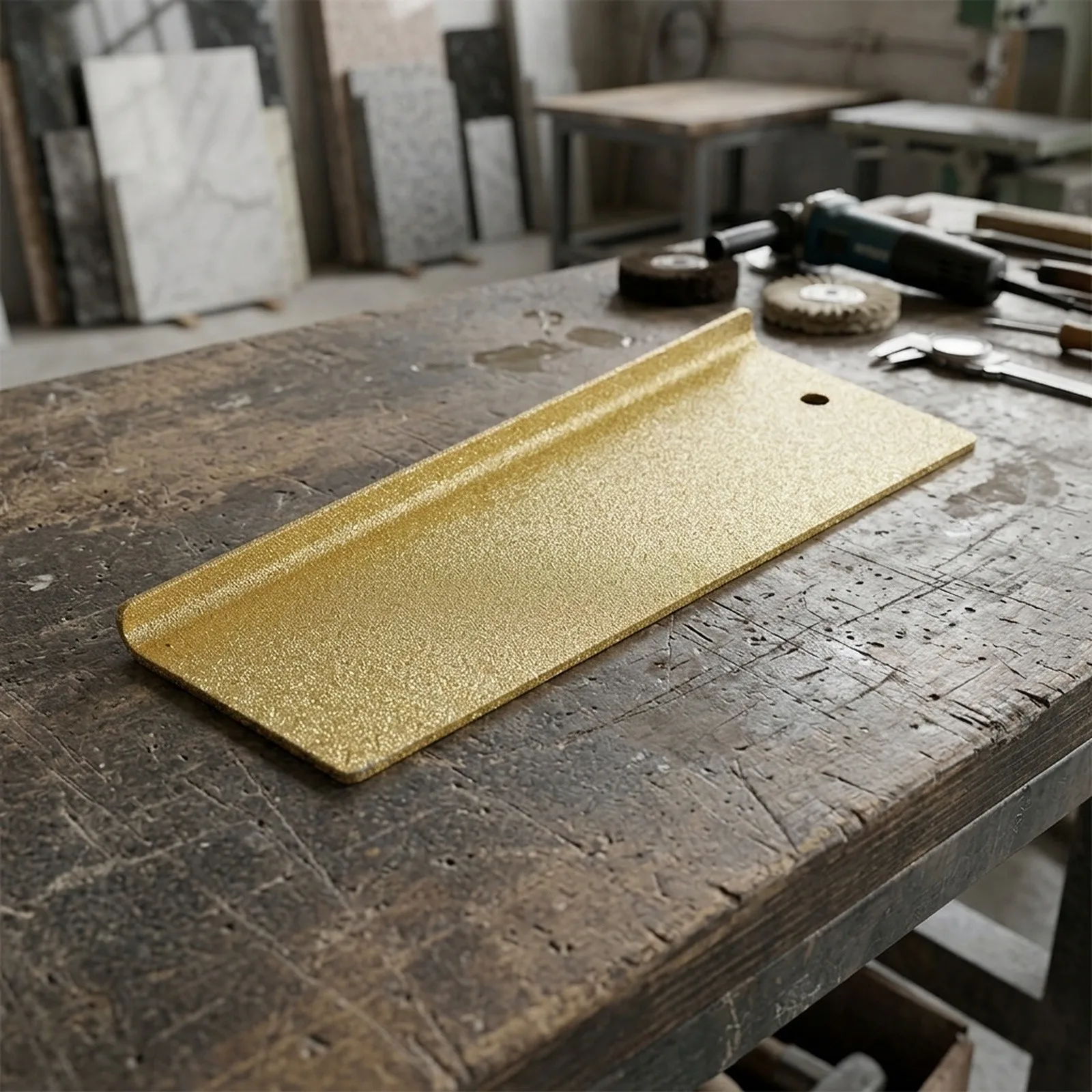 Gold for tile Polishing Pad Enhanced Control Handling Upgraded Arc-shaped Edges High Wear Resistance for tile Edge Rounding
