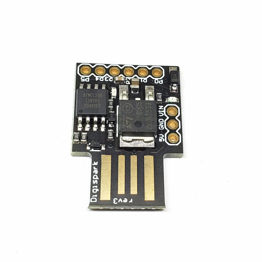 ATTINY85 USB Developments Board MCU Module for Arduino USB Support for Arduino IDE 1.0+ 8K Flash I2C SPI 6 I/O Pin