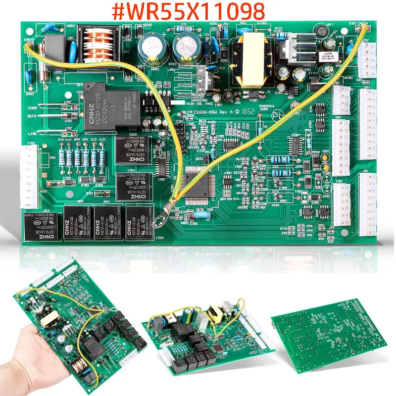 WR55X11098 Refrigerator Electronic Control Board, Fit for PGCS1RKZJSS, PSQS6YGZBESS Etc ,Also Replace WR55X11076,WR55X11077