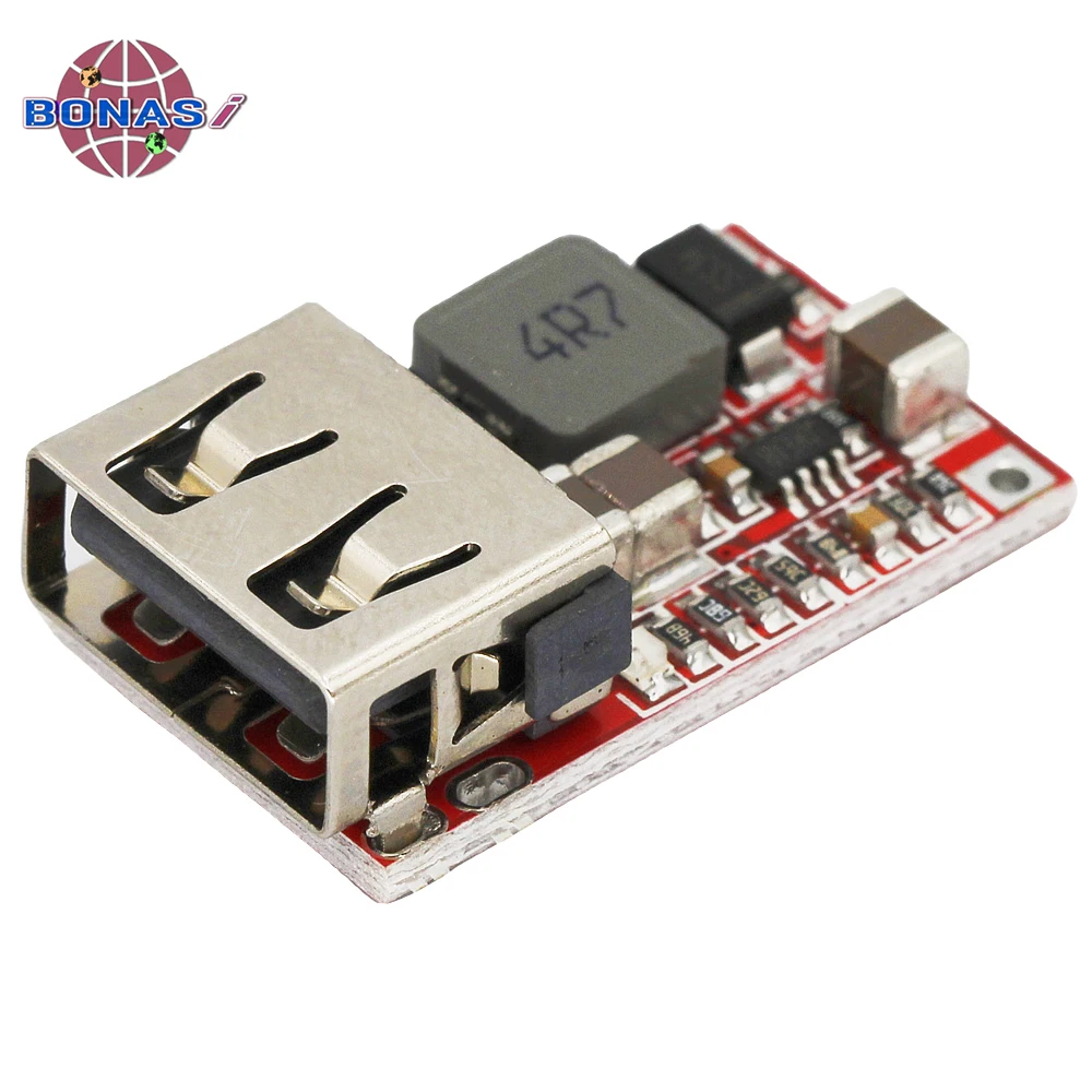 3pcs 6-24V 24V 12V to 5V 3A USB Step Down Module DC-DC Converter Phone Charger Car Power Supply Efficiency 97.5% Buck Module