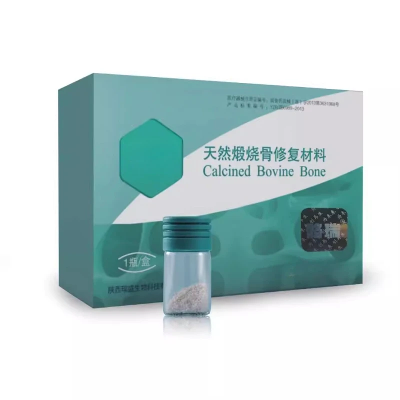 1box Dental Oral Planting Biofilm/powder Absorbable Biofilm Material Natural Calcined Bone Powder Oral Restoration Material