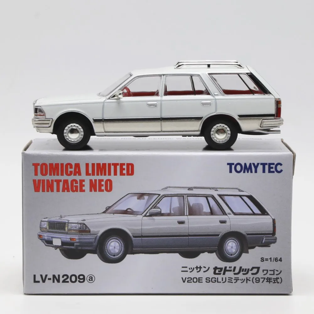 Tomytec Tomica 1:64 TLV N209A/B/C Cedric V20E SGL Wagon Limited Edition Simulation Alloy Static Car Model Toy Gift