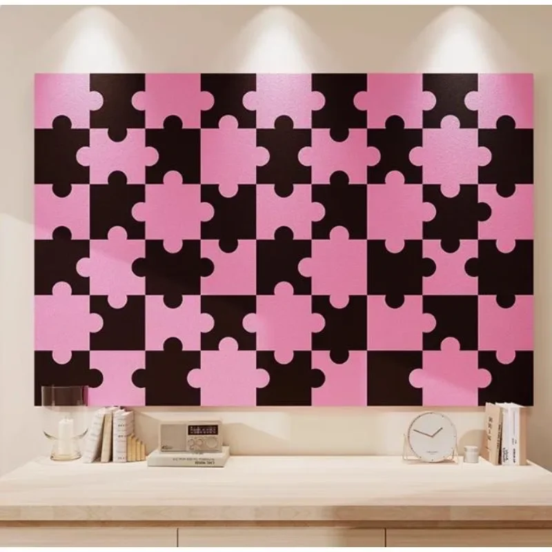 Puzzle Felt Board Photo Felt Wall Sticker Wall Decoration Paneles Acusticos De Pared Bedroom Accessories Home Decor