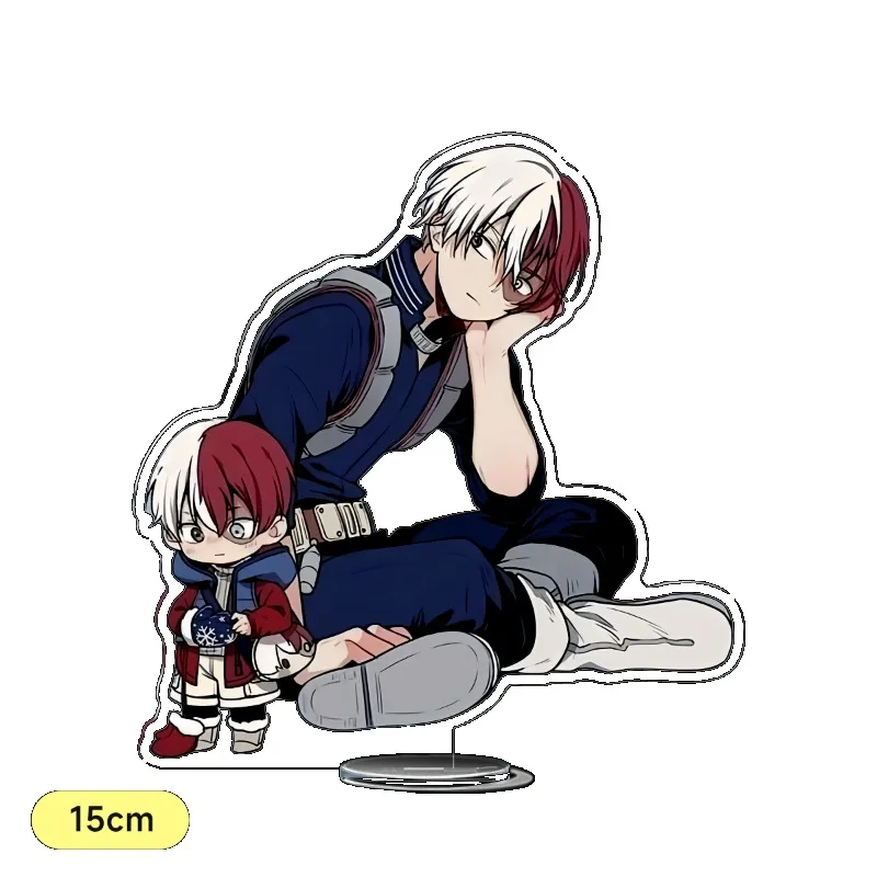 Midoriya Izuku Plate Desk Decor My Hero Academia Standing Bakugou Katsuki Collection Ornament Todoroki Shoto Acrylic Doll Model