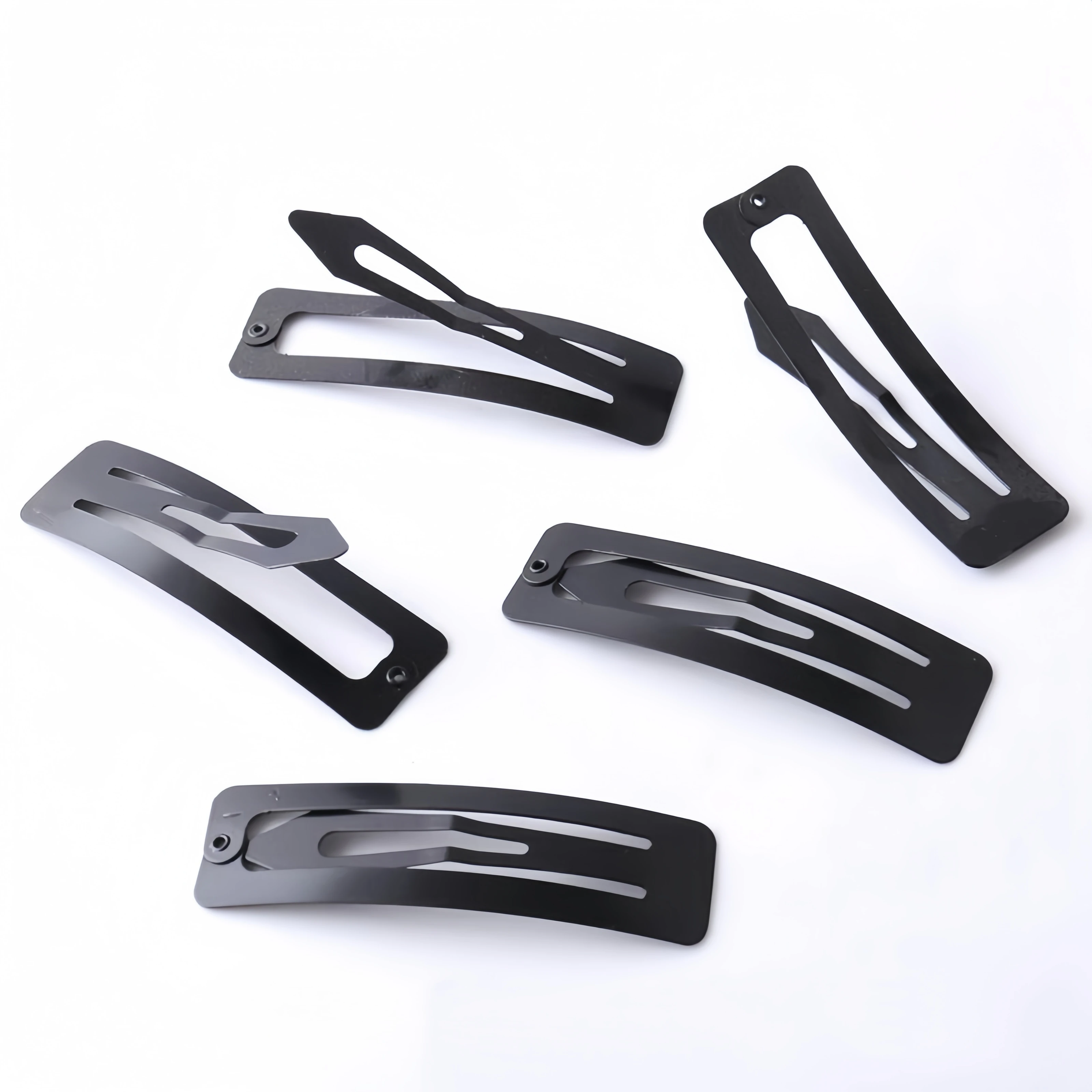 10 stücke Metall Haars pangen Snap Alligator Haarnadeln Basis für DIY Schmuck machen koreanische Perle Bogen Haar griff Einstellung Haar Zubehör – Detail 6