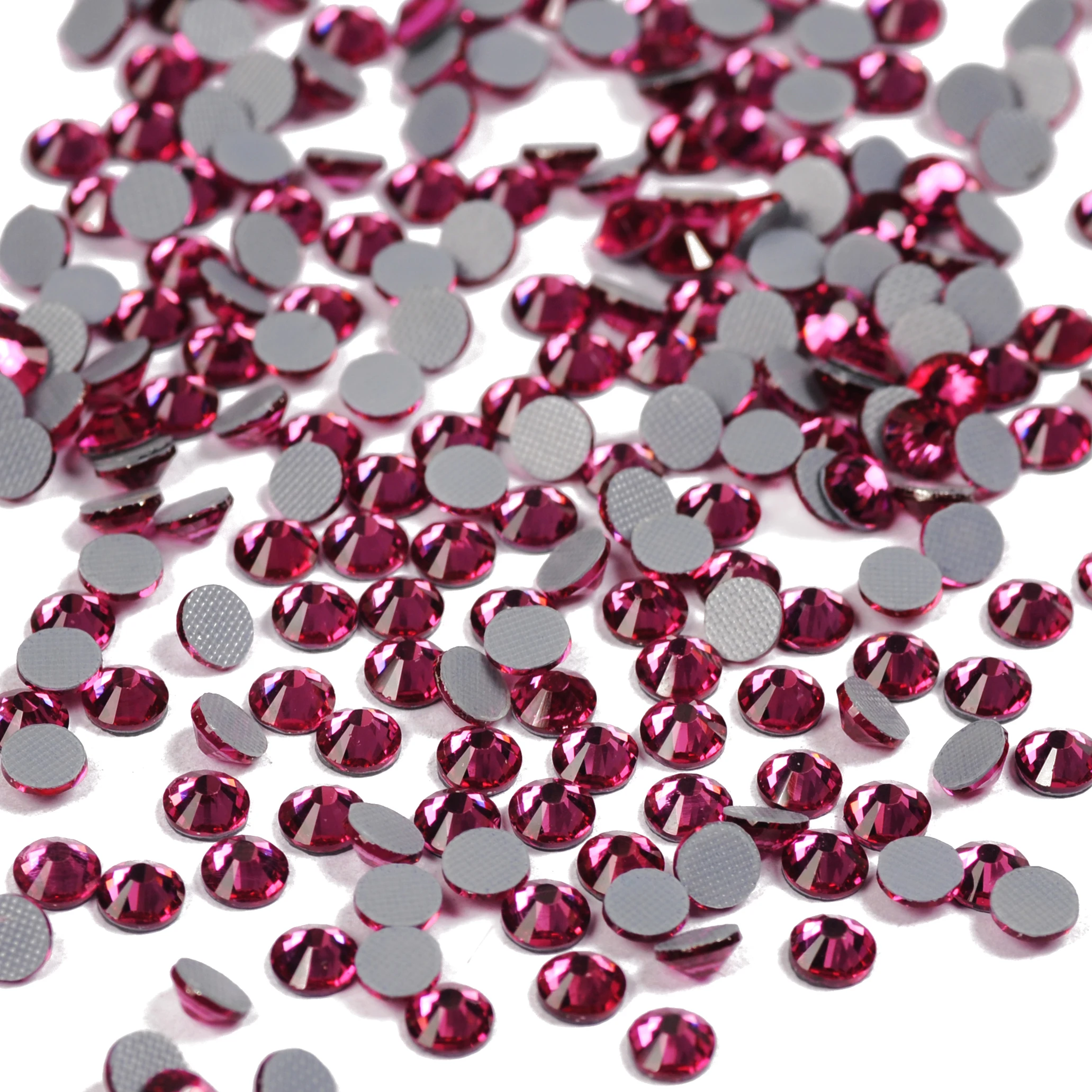 CTPA3bI Fuchsia 2058HF Strass Hotfix Rhinestones zum Aufbügeln, Kristall für Handarbeiten, Kleidung, Nadelarbeit, Dekoration – Detail 5