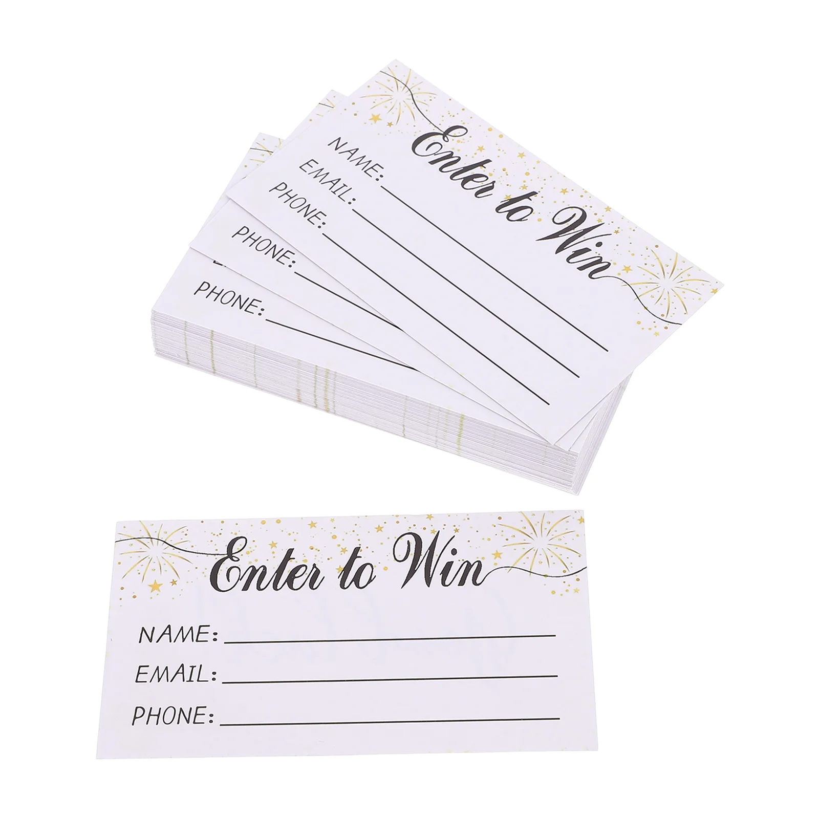 

300 Pcs Blank Raffle Ticket Card Cards Auction Event Paper Voting Tickets Multi-use