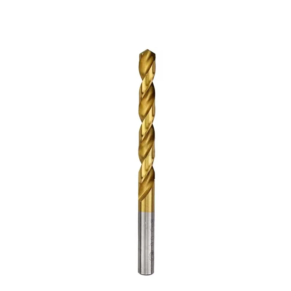 1 sztuk 13.5mm-16mm stal szybkotnąca pokryte tytanem prosto Shank wiertła kręte do metalu (13.5mm/14mm/14.5mm/15mm/16mm)