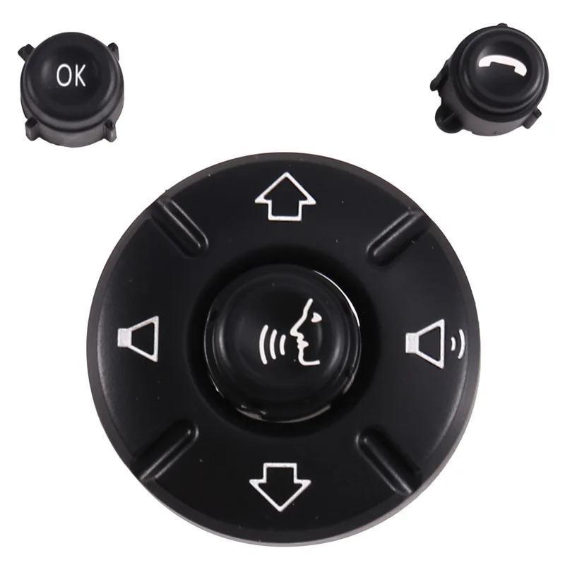 

Car Steering Wheel Multifunction Control Button Lid Cover For MINI Cooper F60 F57 F56 F55- Part Numbers 61319360507 61319360508