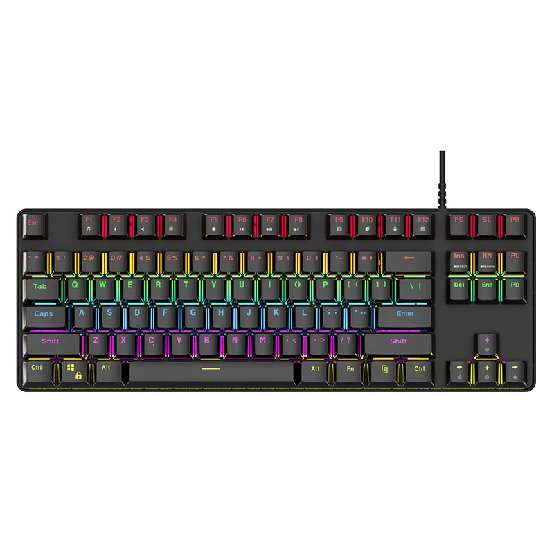 Imagem -06 - Verdadeiro Teclado Mecânico do Jogo Rgb Dustproof e Impermeável 104 Key Metal Competitivo Lote 2024