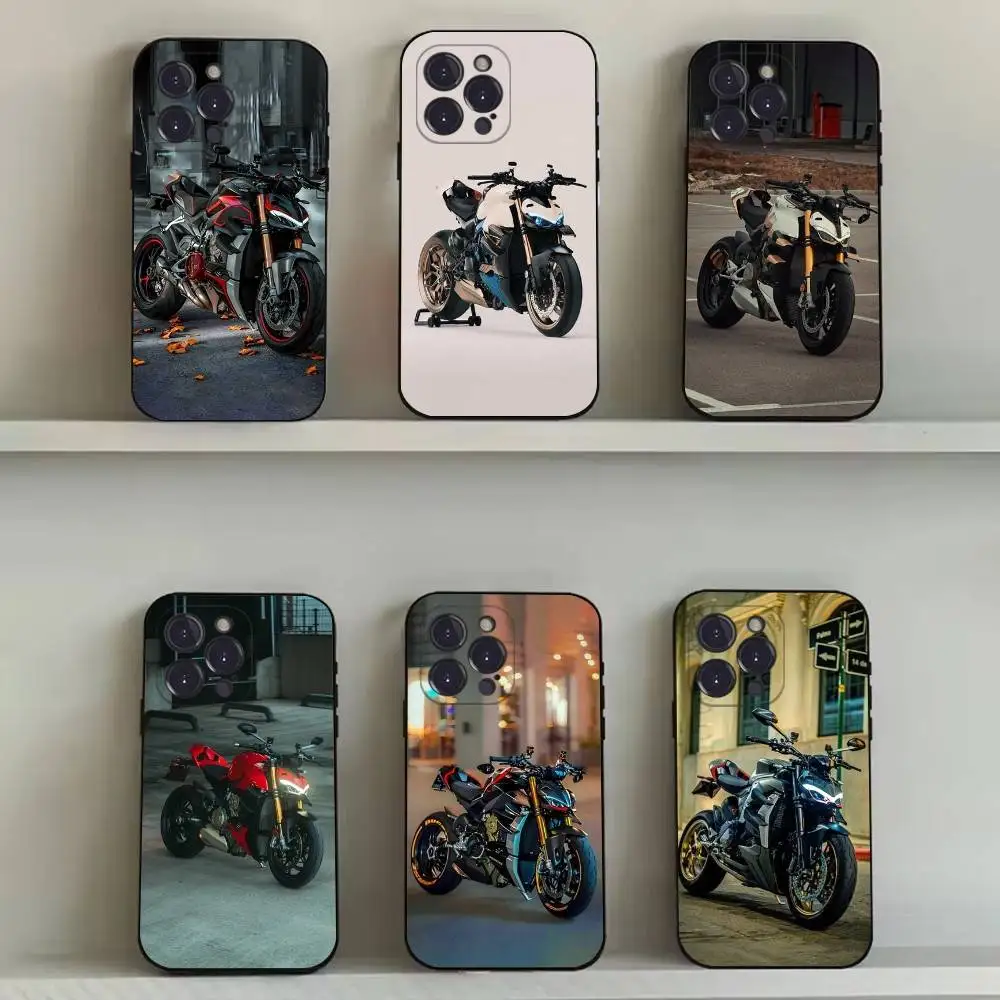 

Sport D-Ducaties Cool Phone Case For iPhone 16,15,14,13,12,11,Pro,Max,Plus,X,XS,SE4,E,Mini,Soft Black Case