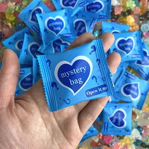 5/25/50pcsは暗いミニ樹脂動物とマッシュルームブラインドバッグ妖精の庭の装飾、マイクロ風景、誕生日プレゼントのサプライズに輝きます 8ベストセールスマーメイドルームの装飾-4