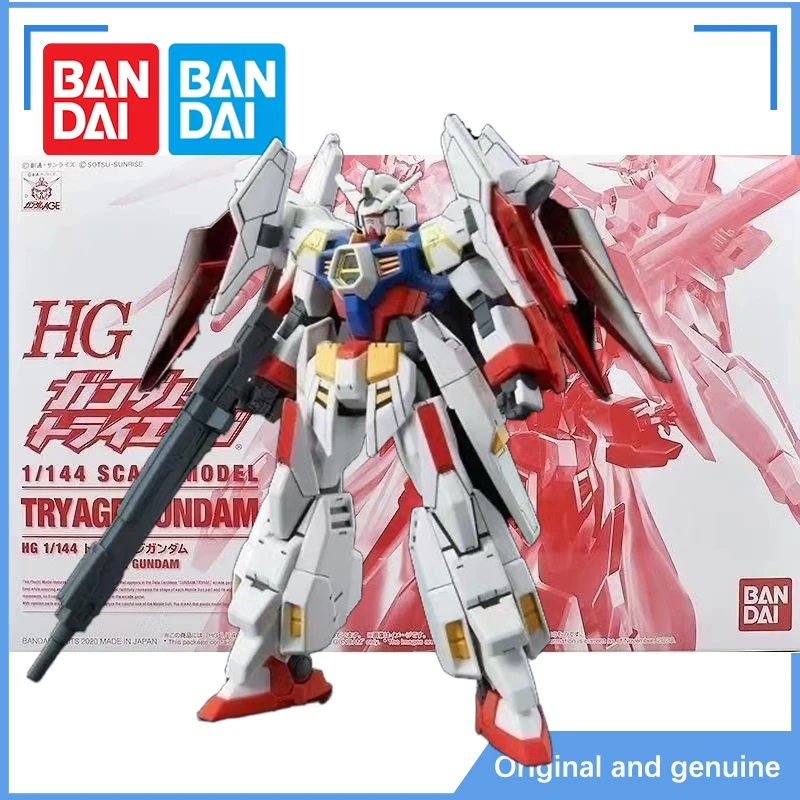 In Stock Bandai Gundam Model Kit Anime Figure PB Limited HGBD:R 1/144 TRY AGE Gundam  TRYAGE SP Anime Figure Toys for Children