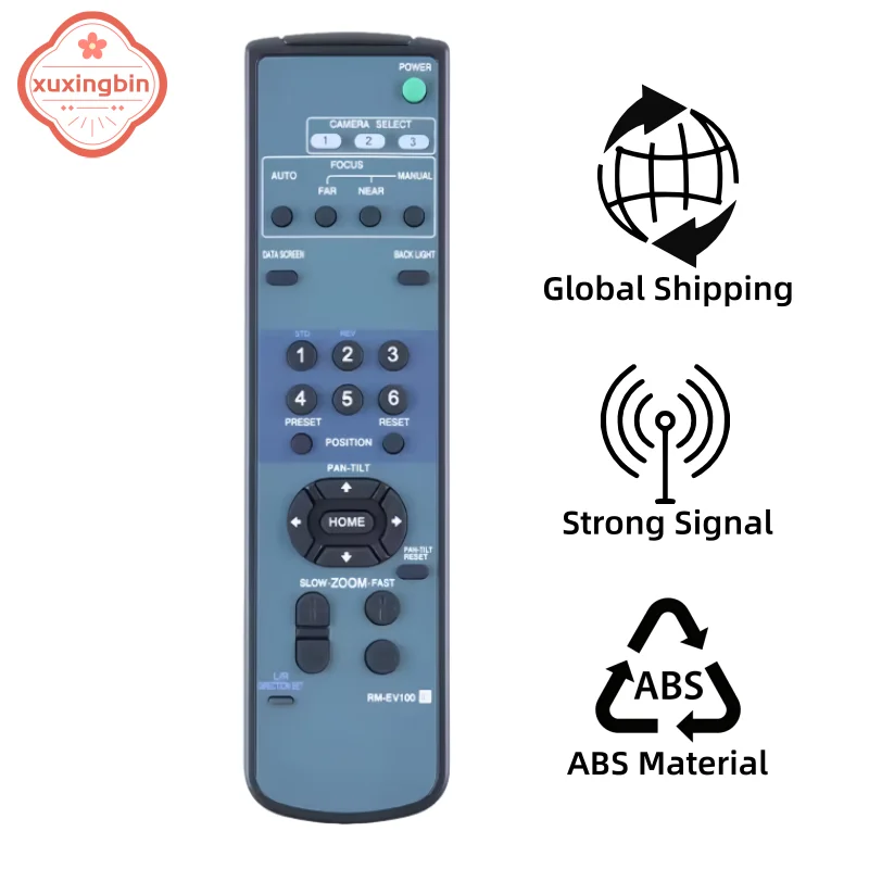 RM-EV100 Wireless Remote Controller, Compatible with Sony BRC EVI Series PTZ Color Video Camera Replacement Accessory
