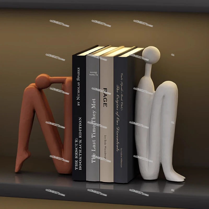 

Простая современная абстрактная скульптура, фигурка, подставка для книг, украшение для гостиной, ТВ, винный шкаф, книжный шкаф, настольный домашний мягкое украшение