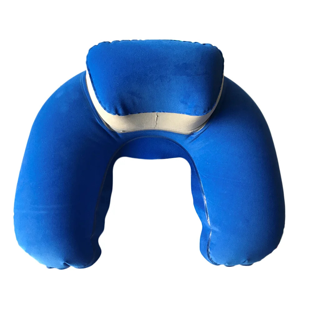 

Travel Pillow Inflatable Sleeping Theow Pillows Outdoor Neck Camping