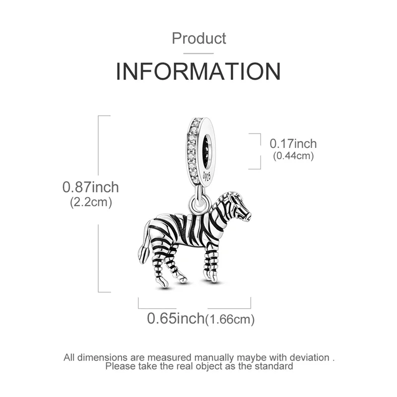 Silver Charms Beads Animal Designs for DIY Accessories