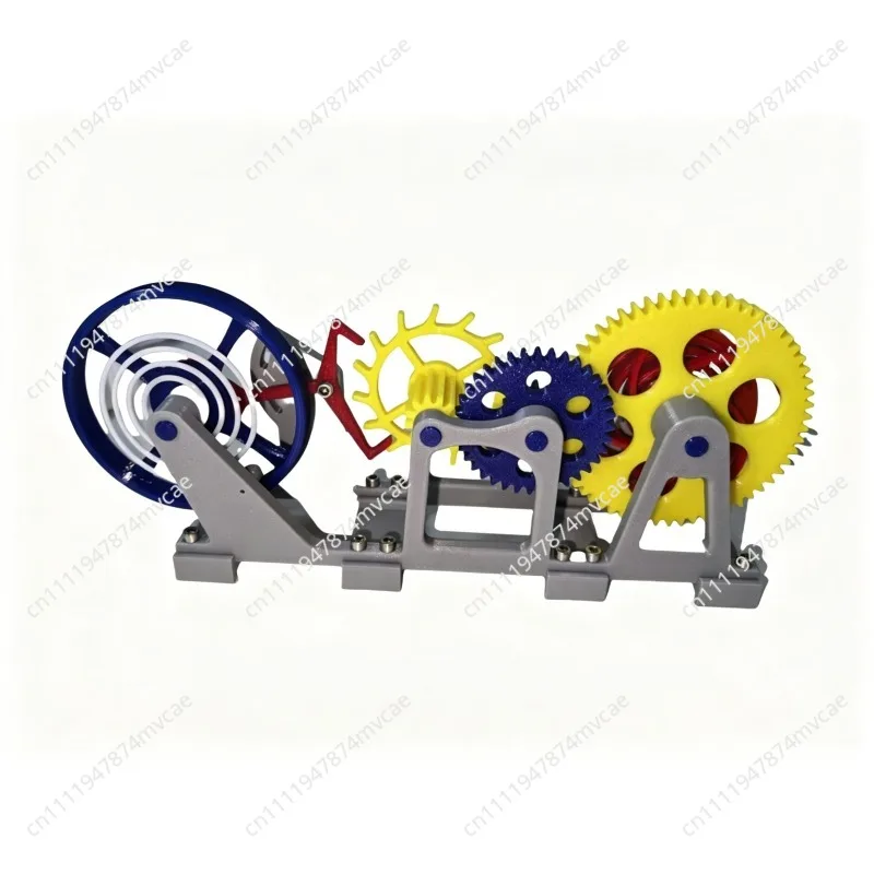 3D Printing Model Clock Dismantling Internal Structure Tourbillon Gear Model Mechanical Transmission Clockwork Power DIY