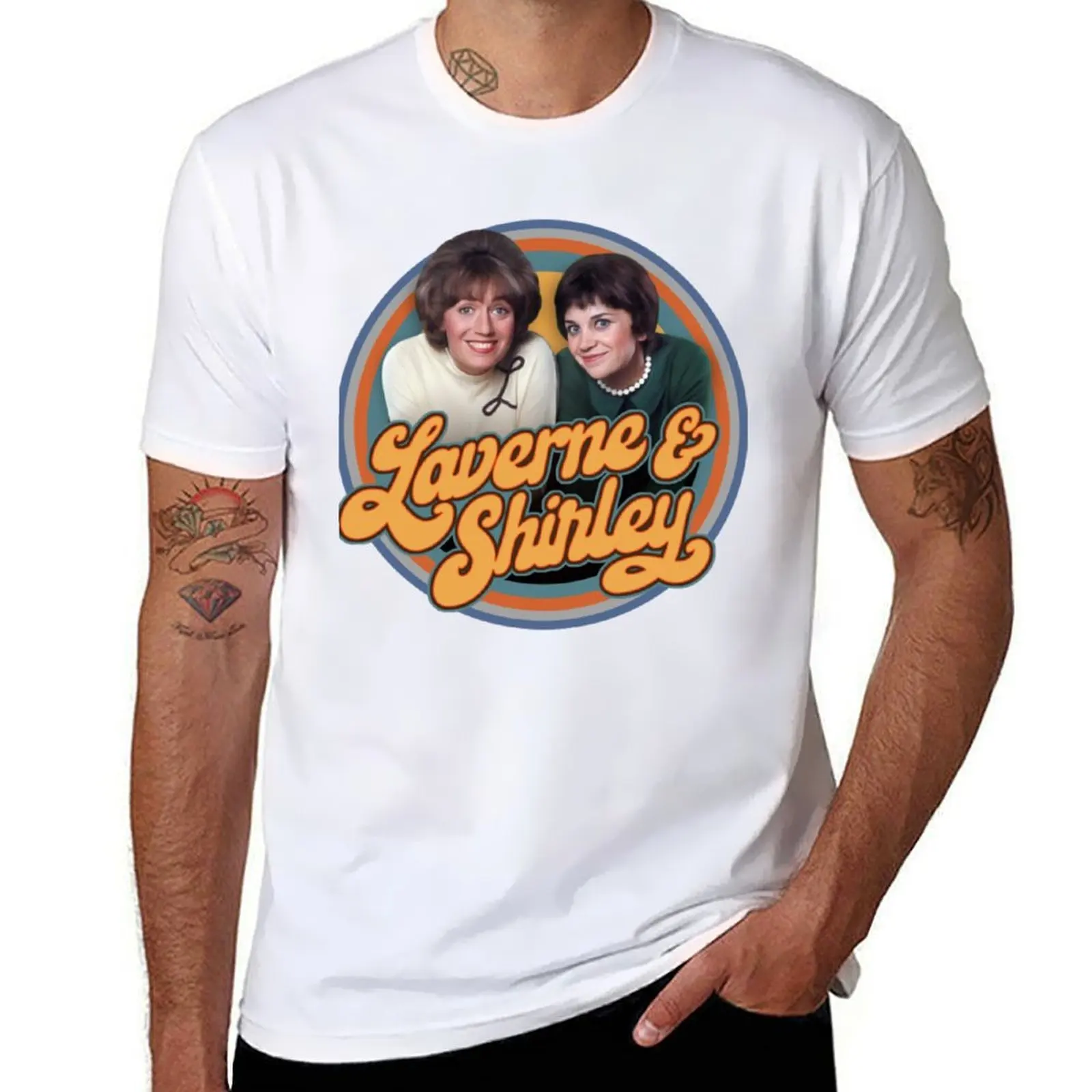 

Laverne And Shirley T-Shirt cotton t shirt pack cotton t shirt man T-Shirt