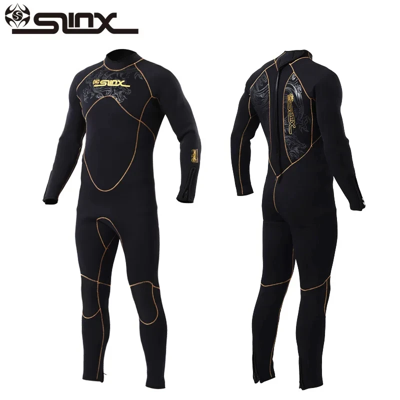 

5mm Men Wetsuit Thicken Long Sleeve Diving Clothing Sub Fishing Neoprene Surf Snorkeling Swimwear Sailing Suit Beach Equipment