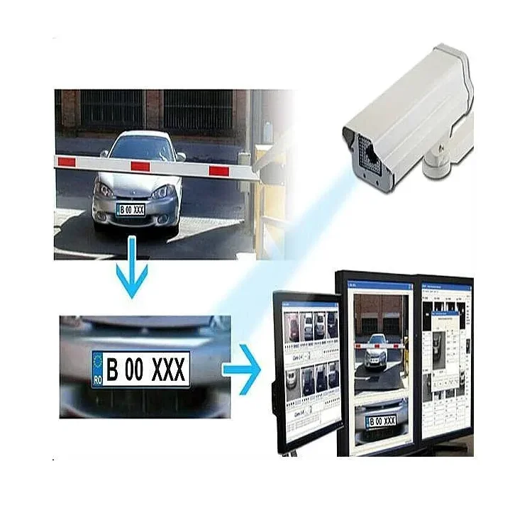 أجهزة استشعار مواقف السيارات الذكية أجهزة استشعار وقوف السيارات مع كاميرا لوحة ترخيص كشف بوابة حاجز نظام ركن السيارات #2