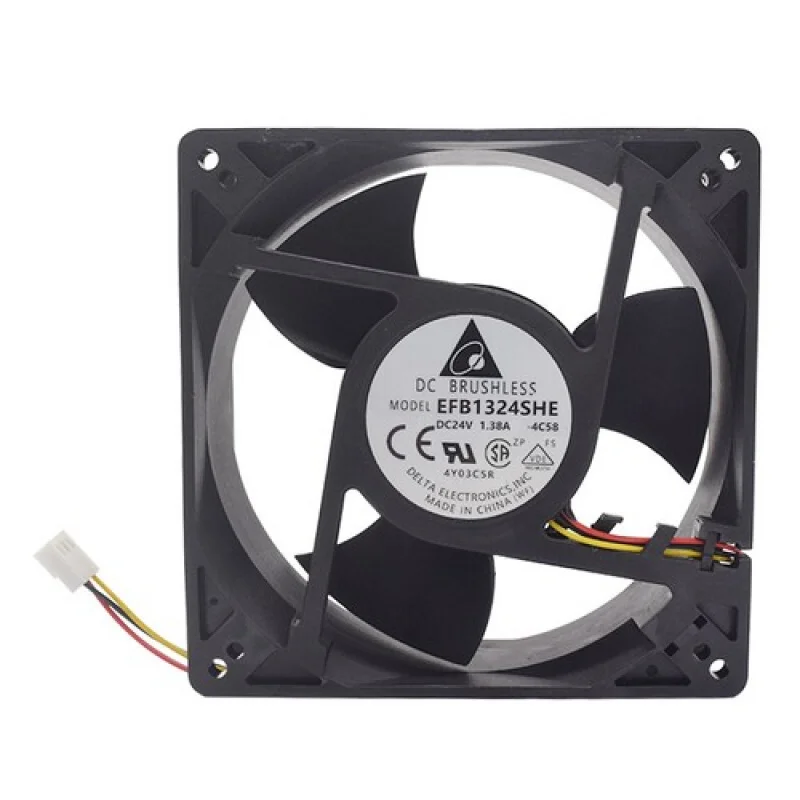 

L Корпуса с большим объемом воздуха Охлаждающий вентилятор EFB1324SHE 127*127*38 мм 24 В 1,38 А
