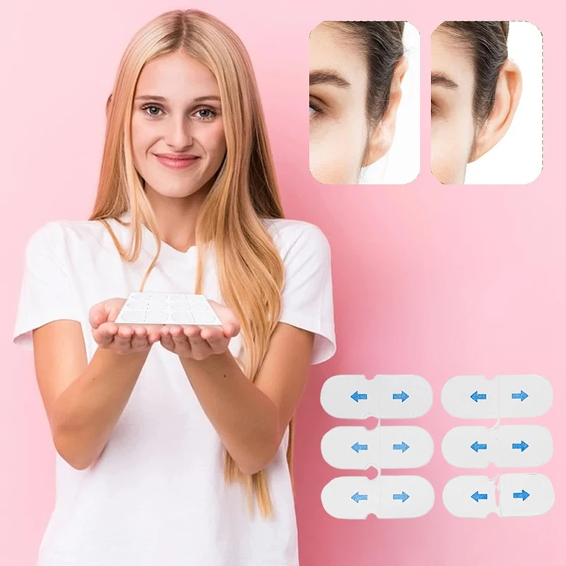 30/60 Patches Invisible Protruding Ears Correctar Tape Ear Aesthetic Correctar Elf Ear Stickers Ear Correction Patch Makeup Tool