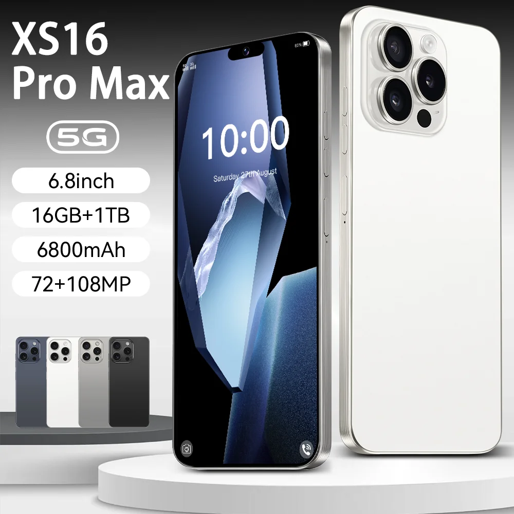 

High-definition mobile phone film is used for XS16 Pro Max 6.8inch Anti-drop mobile phone accessories 6800mAh Android