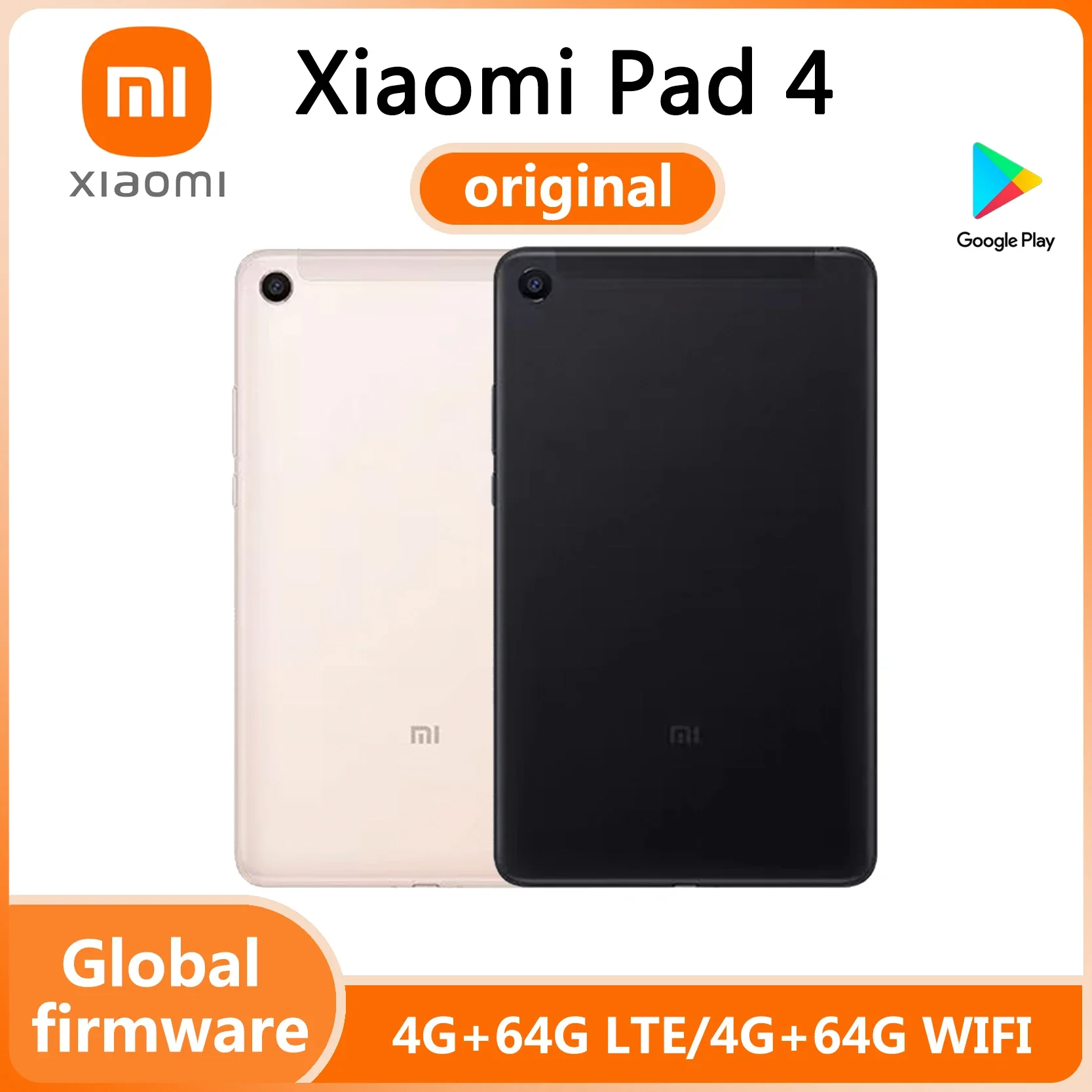 Xiaomi Pad 4 LTE/WiFi (4G 64G)GSM Unlocked 8