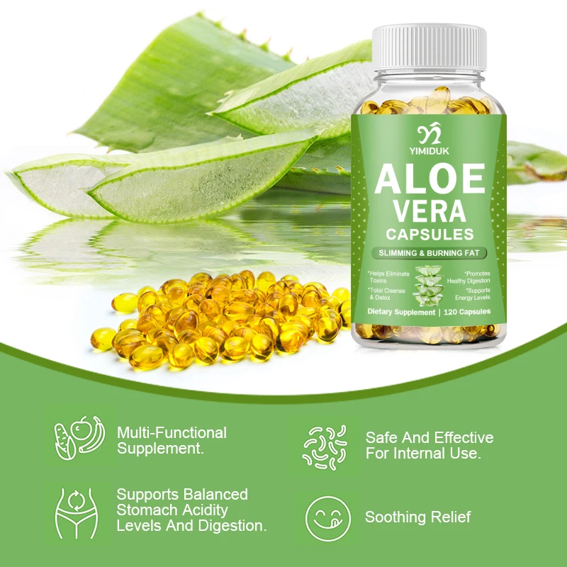 Aloe Vera Supplements for Bowel Constipation, Appetite Control, Fat Burning and Weight Loss