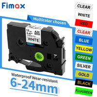 Fimax 1pcs Compatible for Brother Printer Tape 6mm/9mm/12mm 231 Label Tape H110 P-Touch Label Maker for TZ TZE 231 131 431 631