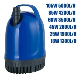 18/25/45/60/85/105W 1300-5000L/H Submersible Water Pump 220V Aquarium Fish Pond Tank Spout Marin Temperature Control Clean