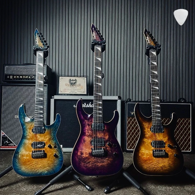 Electric guitar single shake tree tumor veneer cutting order