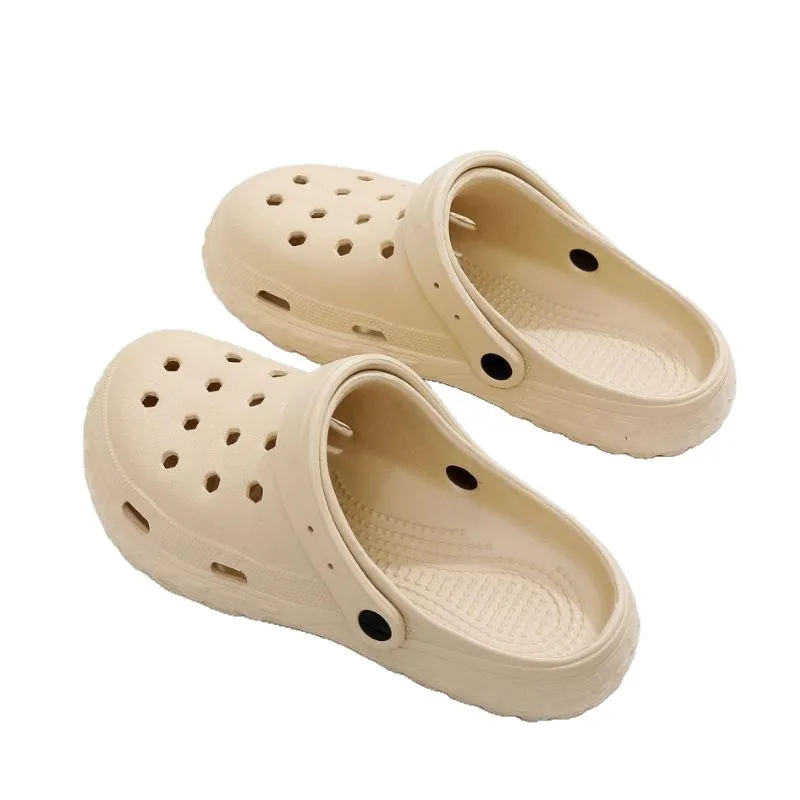 2025 Women's Clogs Shoes Women's Fashionable Casual Breathable Lightweight Roman Shoes Thick-Soled Height-Increasing Sandals