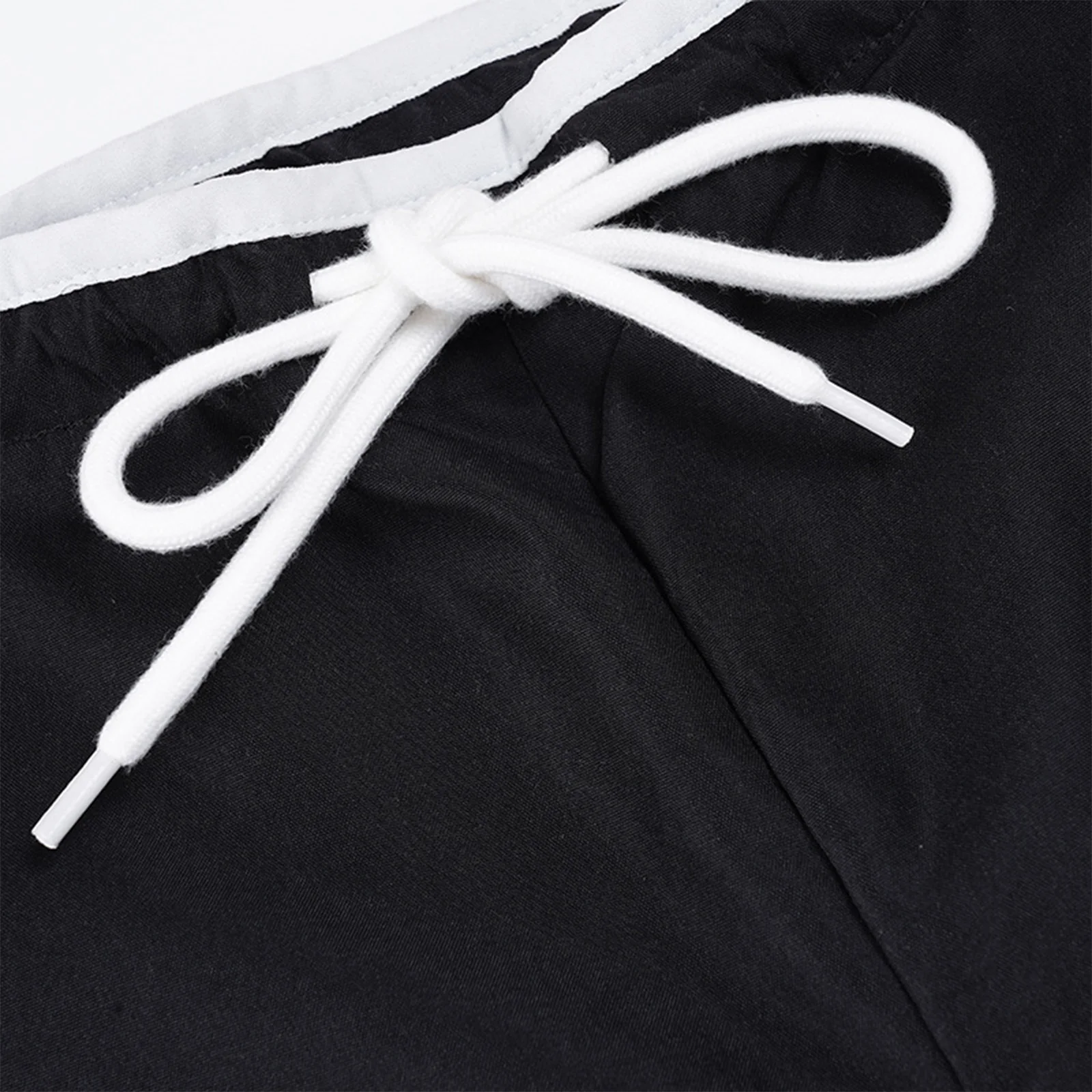 

Women Sport Striped Side-seam Long Pants Stylish Drawstring Straight Pockets Trousers Casual Pants for Daily Hiking Vacation