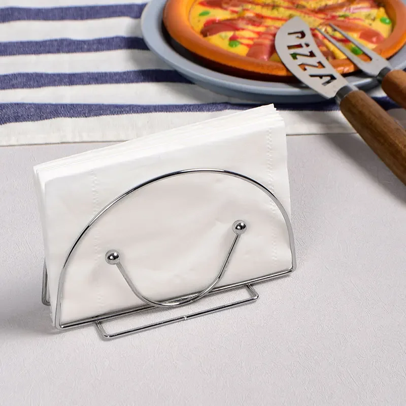 Towel Rack Table Napkin Holder for Hotel Restaurant Coffee Shop Napkin Clip Rack Box Serviette Holder Tissue