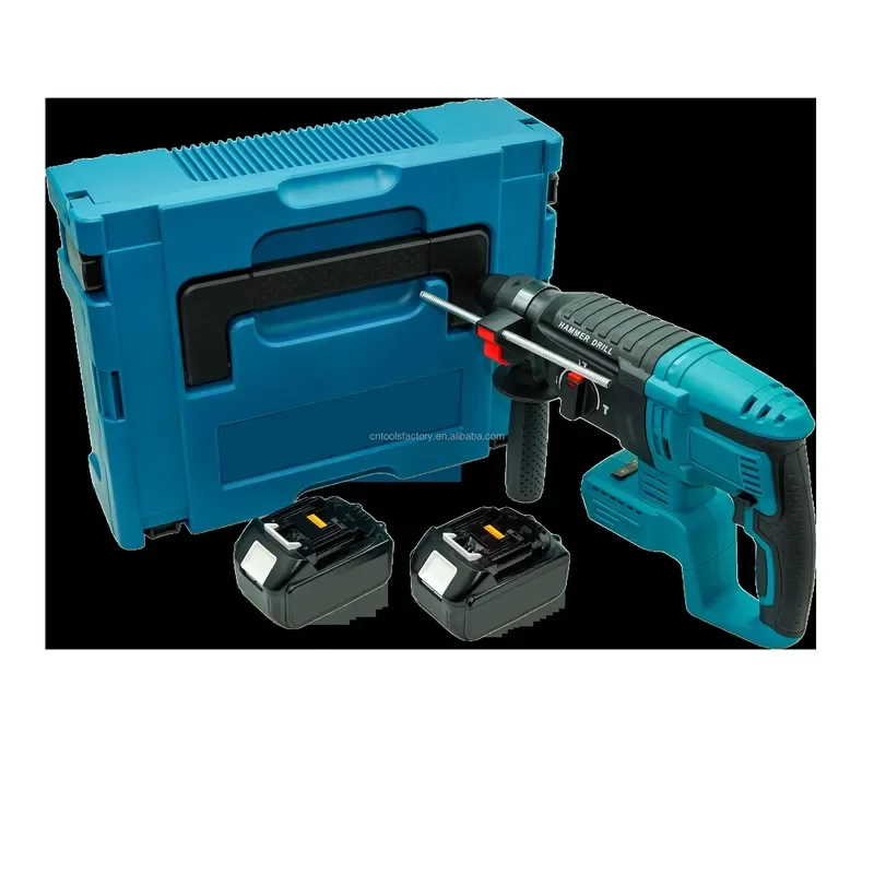 DHR242 18V LXT Brushless Cordless Rotary Kit with 2pcs 6.0Ah BL1860B Batteries and Hard Case for Concrete Drilling