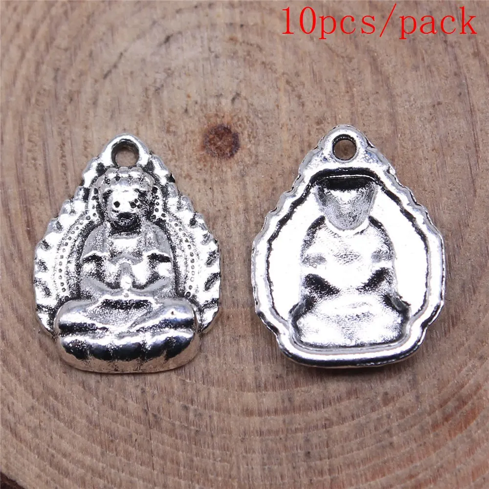 Buddha Charms For Jewelry Making DIY Pendants For Gift Bulk