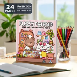 Creative Coloring Book for Adults - Perfect Art Therapy Sketchbook for Friends Gatherings and Doodling Fun