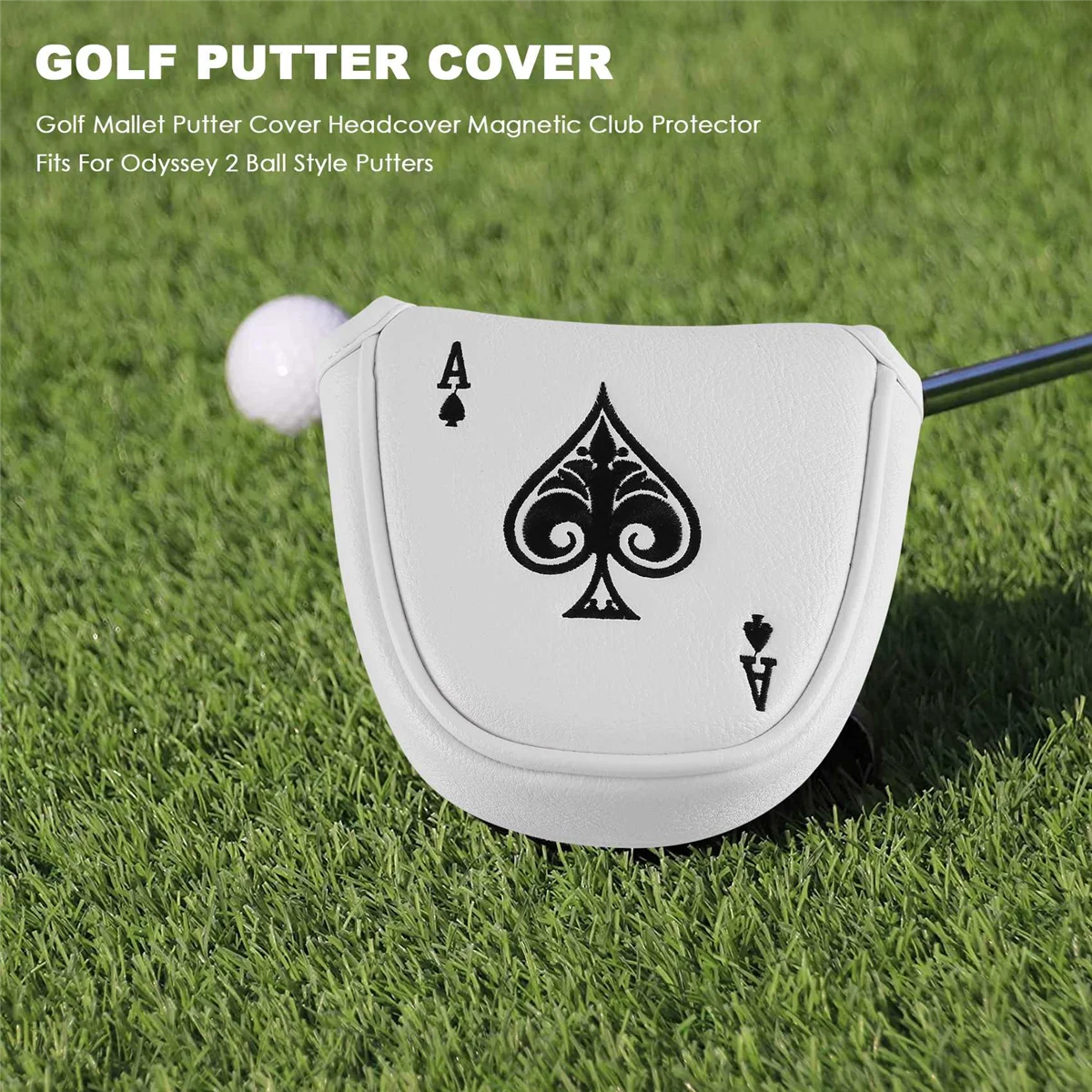 Магнитная Защитная крышка для клюшек, подходит для клюшек Odyssey 2 Ball Style RH LH