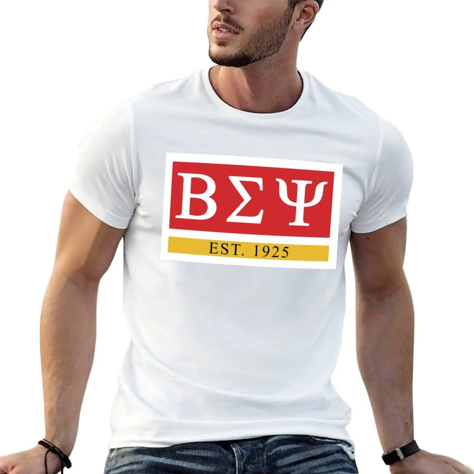 Beta Sigma Psi - Est. 1925 T-Shirt cute tops Short sleeve tee Men's t-shirts